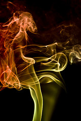 Image showing multicolored smoke detail