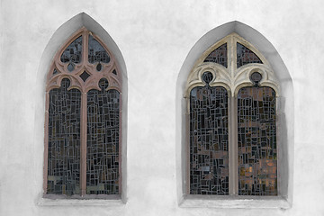 Image showing old church windows