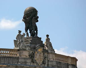 Image showing Atlas statue in Berlin