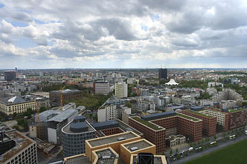 Image showing aerial city view of Berlin