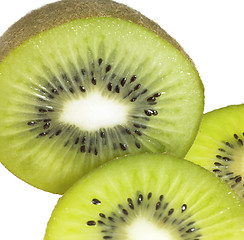 Image showing fresh sliced kiwi fruits