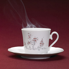 Image showing porcelain tea cup
