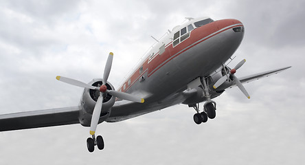 Image showing nostalgic propeller aircraft