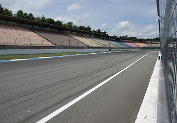 Image showing opposite pit lane in Hockenheim