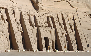 Image showing Abu Simbel temples in Egypt