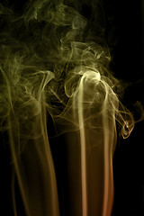 Image showing colorful abstract smoke detail