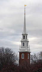 Image showing Harvard Memorial Church tower