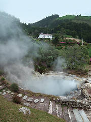 Image showing hot springs at the Azores