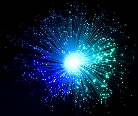 Image showing plastic optical fibers