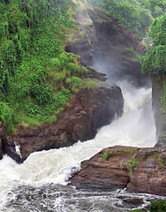 Image showing raging torrent at Murchison Falls