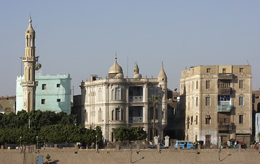 Image showing Esna city view in sunny ambiance