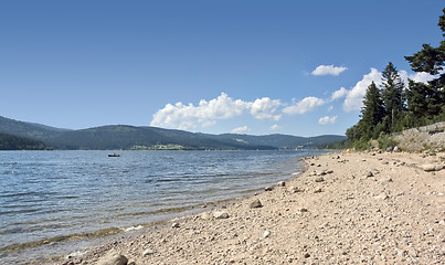 Image showing sunny Schluchsee beach