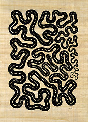 Image showing symbolic snake pattern