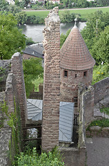 Image showing Wertheim Castle detail at summer time