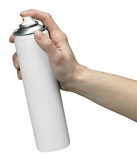 Image showing hand and aerosol can