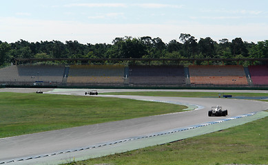 Image showing race course and cars