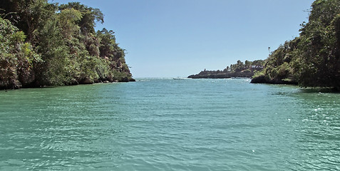 Image showing Dominican Republic waterside scenery