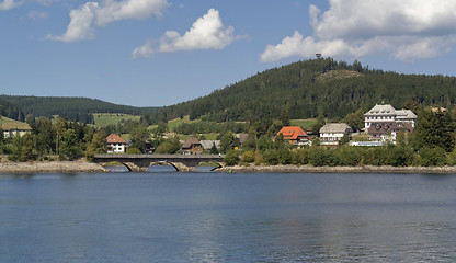Image showing Schluchsee in sunny ambiance