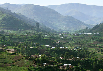 Image showing Virunga Mountains in Africa