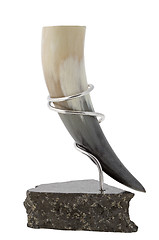 Image showing Medieval drinking horn