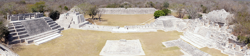 Image showing Acropolis in Edzna