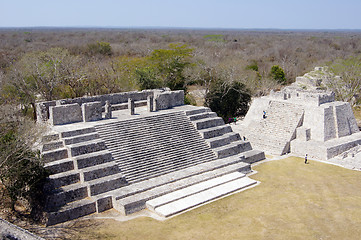 Image showing Temples in Edzna