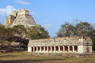 Image showing Temple and pyramid