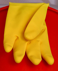 Image showing washing glove