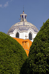 Image showing Church and trees