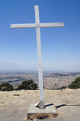 Image showing White cross