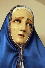 Image showing Statue with tears