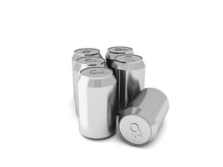 Image showing Drink cans 