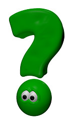 Image showing funny question mark