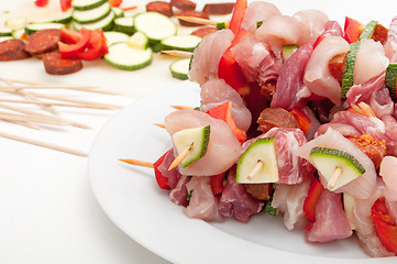 Image showing Preparation of kebab