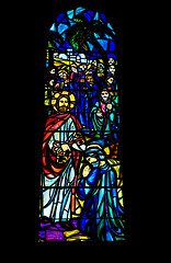 Image showing Religious Stained Glass Window