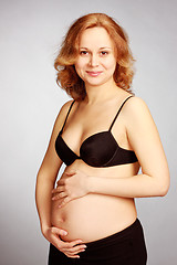 Image showing Smiling pregnant woman