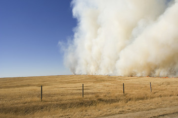 Image showing prairie fire