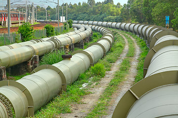 Image showing Oil and Gas Industry at outdoor at day 