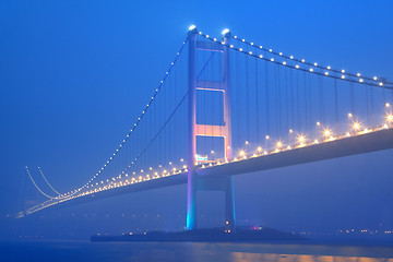 Image showing tsing ma bridge 