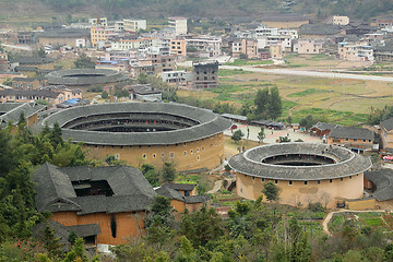 Image showing Fujian Tulou in China, old building overview 