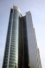 Image showing Blue skyscraper