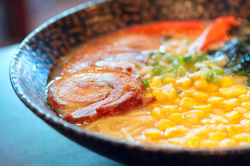 Image showing noodle in japanese style on table