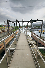 Image showing steel path at outdoor industry