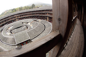 Image showing Fujian tulou-special architecture of china 