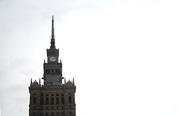 Image showing Palace Of Culture And Science In Warsaw - Right Copyspace