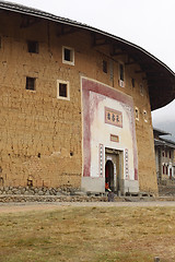 Image showing Tulou,a historical site in Fujian china.World Heritage. 