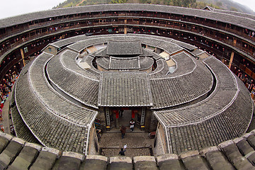 Image showing Fujian tulou-special architecture of china 