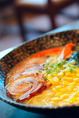 Image showing noodle in japanese style on table