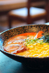 Image showing noodle in japanese style on table