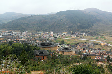 Image showing Fujian Tulou in China, old building overview 